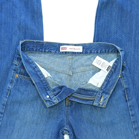 Levi's 550 Jeans boys size 14 Reg w27 xL27 blue pants - Picture 3 of 10